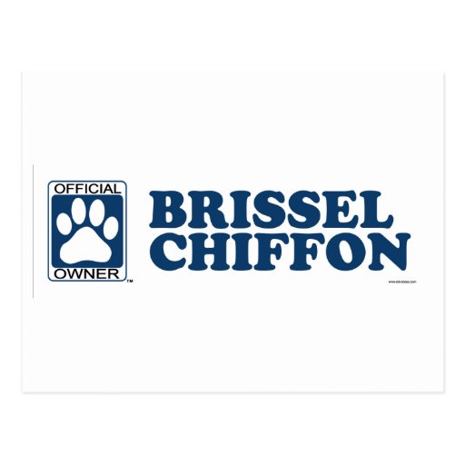 Brissel Chiffon- Blau Postkarte