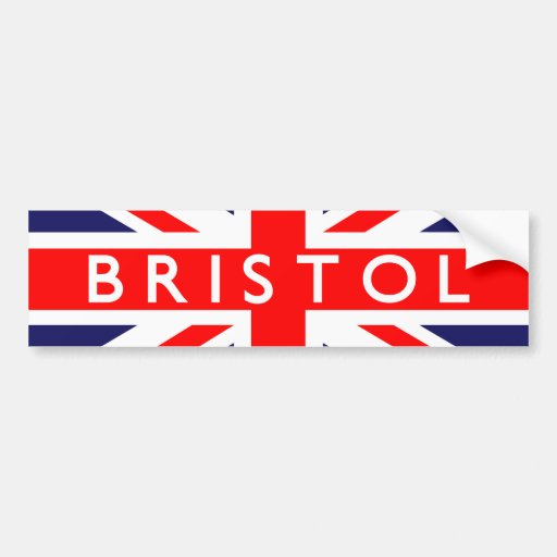 Bristol Britische Flagge Autoaufkleber Zazzle