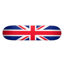 BRITISCHE britische Englisch-Flagge Großbritannien Bedrucktes Skateboard