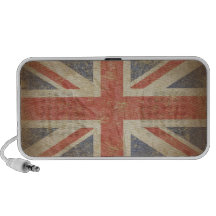 Britische Flagge beunruhigt Tragbare Speaker