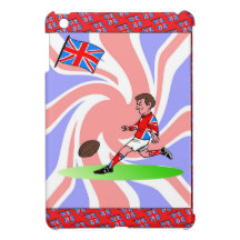 Britische Flagge, englisches Rugby