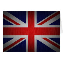 Britische Flagge Grußkarte