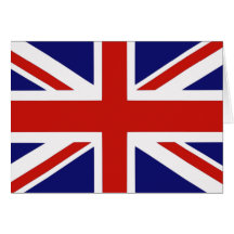 Britische Flagge Karte