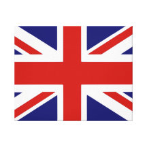 Britische Flagge Leinwanddruck