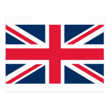 Britische Flagge Postkarten