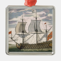 Britische Marine: ein erstklassiges Schiff, welche Weihnachtsbaum Ornament