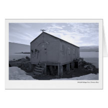 Britische Schutz-Hütte, Dorian-Bucht Grußkarte