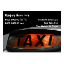 BRITISCHE Taxi-Visitenkarten