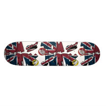 BRITISCHE Überlastung 2 Toms und Jerry Personalisiertes Skatedeck
