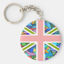 Britischer Flaggen-Gewerkschafts-Jack inspiriert d Schlüsselband