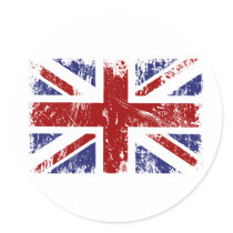 Britischer Flaggen-Punk-Schmutz aufkleber