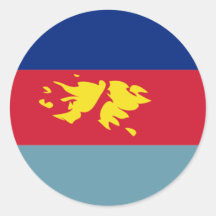 Britisches Gelenk zwingt   Falkländische Insel, ve Runde Sticker