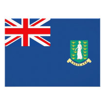 British- Virgin Islandsflagge Einladungen