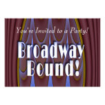 Broadway-Grenze! Personalisierte Ankündigungskarten