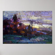 Brontes Skyline-Leinwand-Druck Plakate