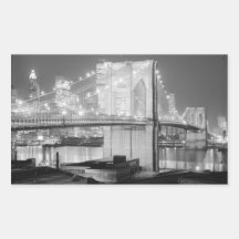 Brooklyn-Brücke, 1982 Rechtecksticker