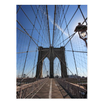 Brooklyn-Brücke in New York City Postkarten