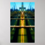 Brooklyn-Brücke Mirrorred Posterdruck