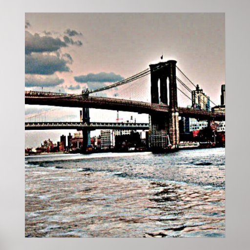 Brooklyn-Brücke Plakat