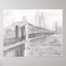Brooklyn-Brücke Plakatdruck