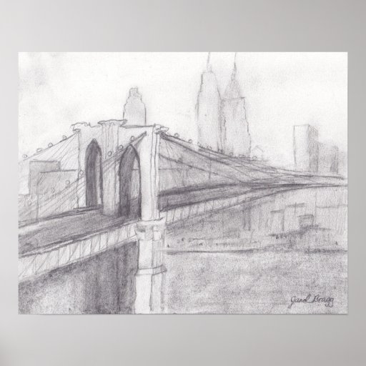 Brooklyn-Brücke Plakatdruck