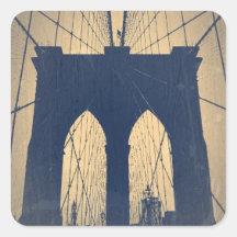 Brooklyn-Brücke Quadratsticker