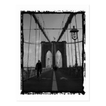 Brooklyn-Brücken-Foto Postkarte