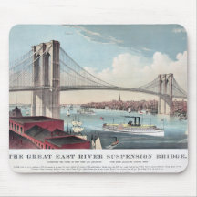 Brooklyn-Brückenmalerei Mousepad