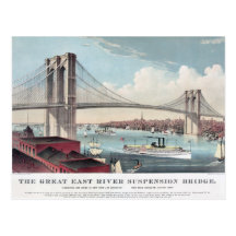 Brooklyn-Brückenmalerei Postkarten