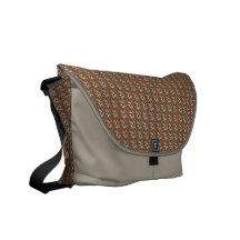 Brown-Blatt-Rickshaw-Bote-Tasche Kuriertaschen