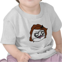 Brown-Frau ich Gusta Comic-Raserei-Gesicht Meme T Shirts