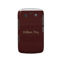 Brown-Punkt-BlackBerry-Kasten Blackberry Bold Case