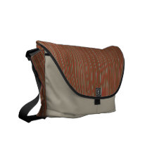 Brown-Streifen-Rickshaw-Bote-Tasche Kuriertaschen