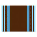 Brown und blauer Hintergrund Individuelle Einladung