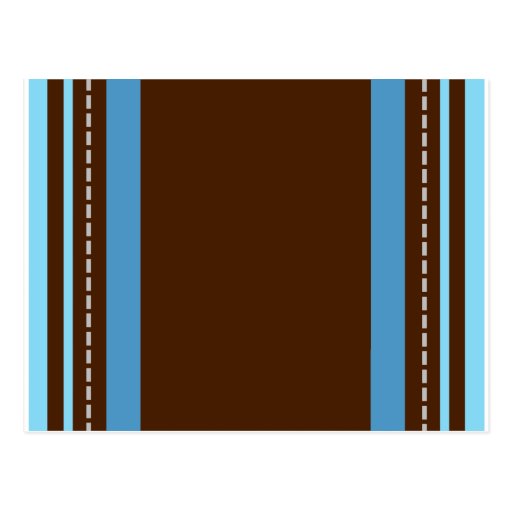 Brown und blauer Hintergrund Postkarte