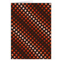 Brown und orange Punkte Karte