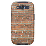Brown-Ziegelstein-Beschaffenheit Samsung Galaxy S3 Schutzhüllen