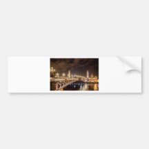 Brücke Alexanders 3 in Paris Frankreich nachts Auto Aufkleber