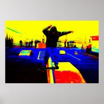 Brücken-Skateboards Poster