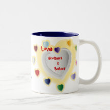 Brüderliche Liebe Schale-Fertigen - Cus… besonders Kaffee Haferl