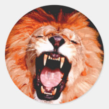 Brüllender Löwe Sticker