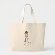 Brünette Braut-Tasche