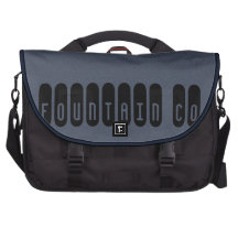 Brunnen, cooles Blau Co Laptop Taschen