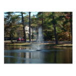 Brunnen in der Park-Postkarte