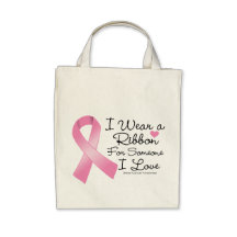 Brustkrebs-Band jemand i-Liebe Tasche