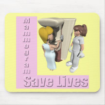 Brustkrebs-Mammogramm Mousepads