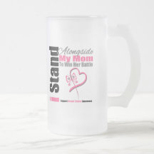 Brustkrebs-Stand neben meiner Mamma Teetasse