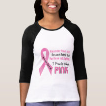 Brustkrebs trage ich stolz Rosa 1 Tshirt