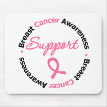 Brustkrebs-Unterstützung Mousepads