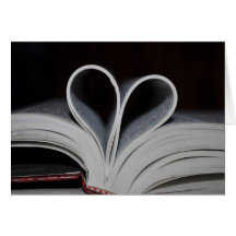 Buch-Liebe Karte